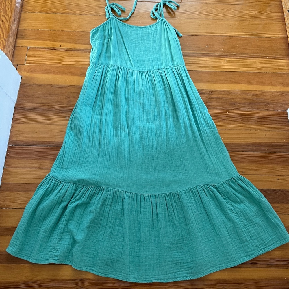 GAP Green midi dress S